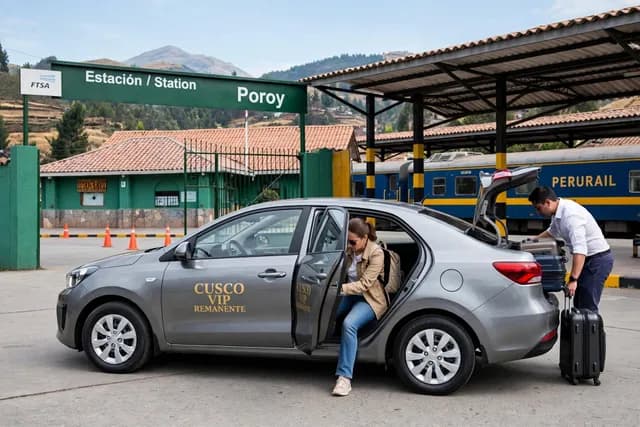 Traslado del Centro y/o alrededores a la Estación de Poroy
